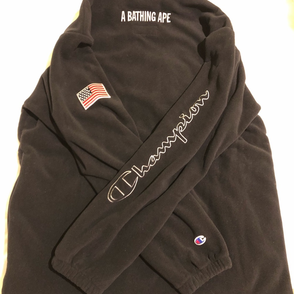 BAPE Sweater (NWT) Champion Collab - fits like M]